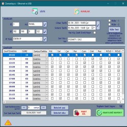 Eternet USB Bağlantılı Mola Zil Çaldırma Sistemi